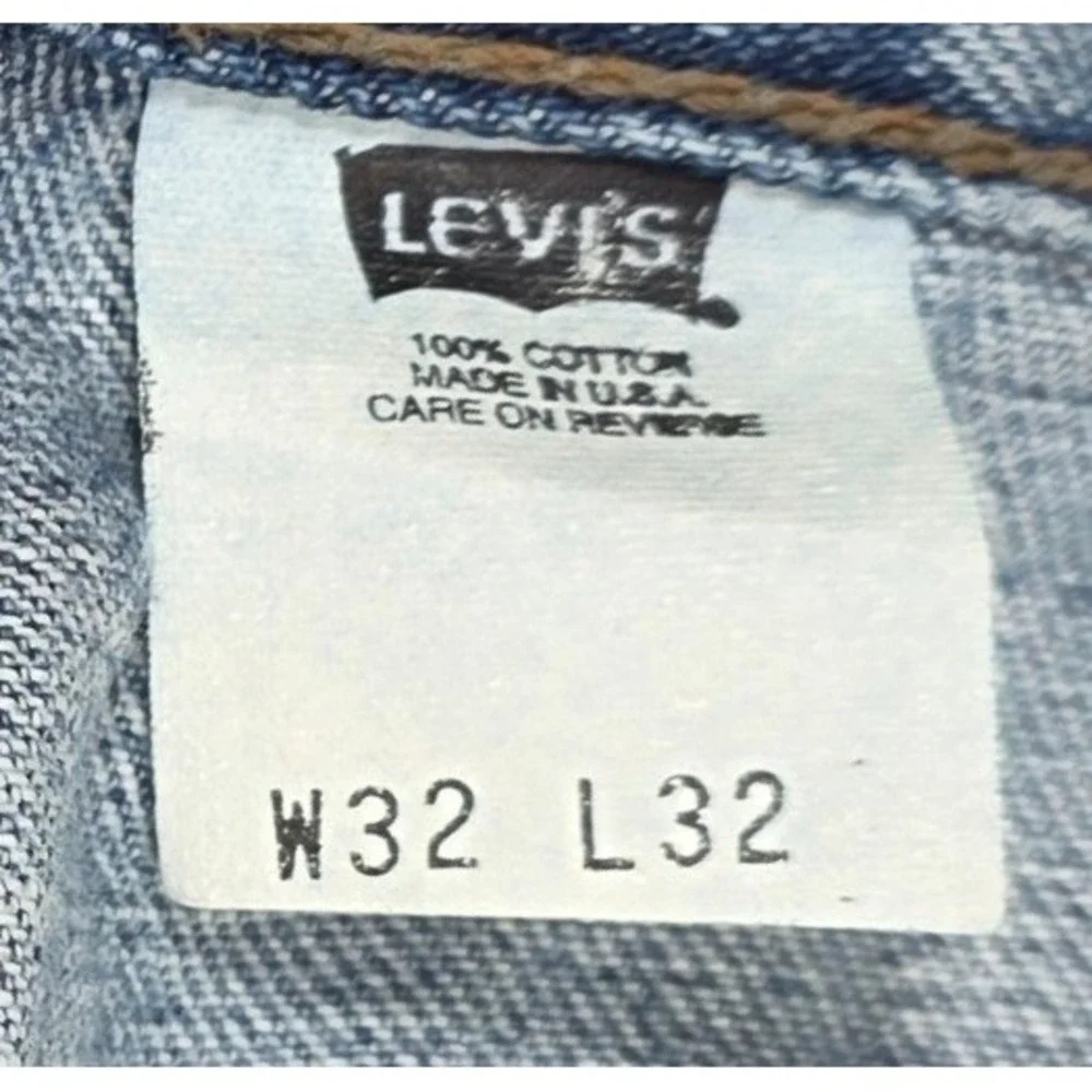Levi's SilverTab Straight‎ and Loose Mens Jeans 32x32 Medium Wash Blue Denim